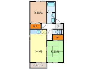 メゾンベルシャンテの物件間取画像